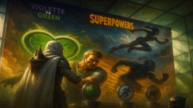 VIOLETTE vs GREEN