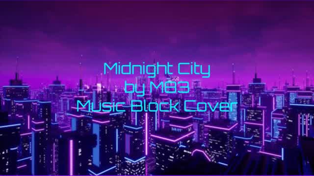 Midnight City Music Block Cover
