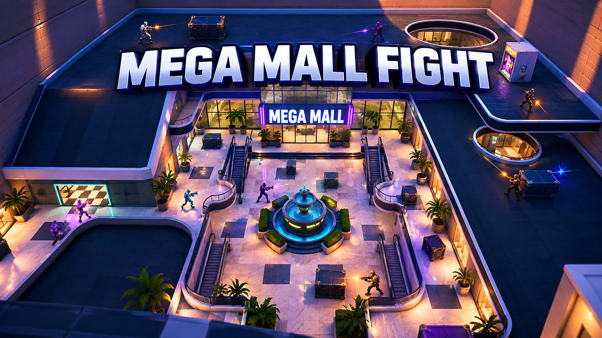 MEGA MALL FIGHT - Fortnite island 4045-0815-9780 by ッبدر.
