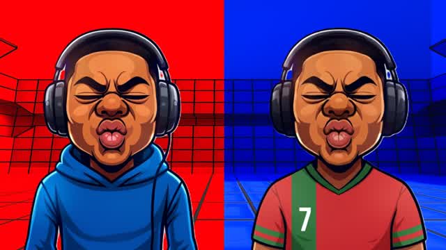 FUNNY RED VS BLUE 🔴🔵  (ALL CARS)