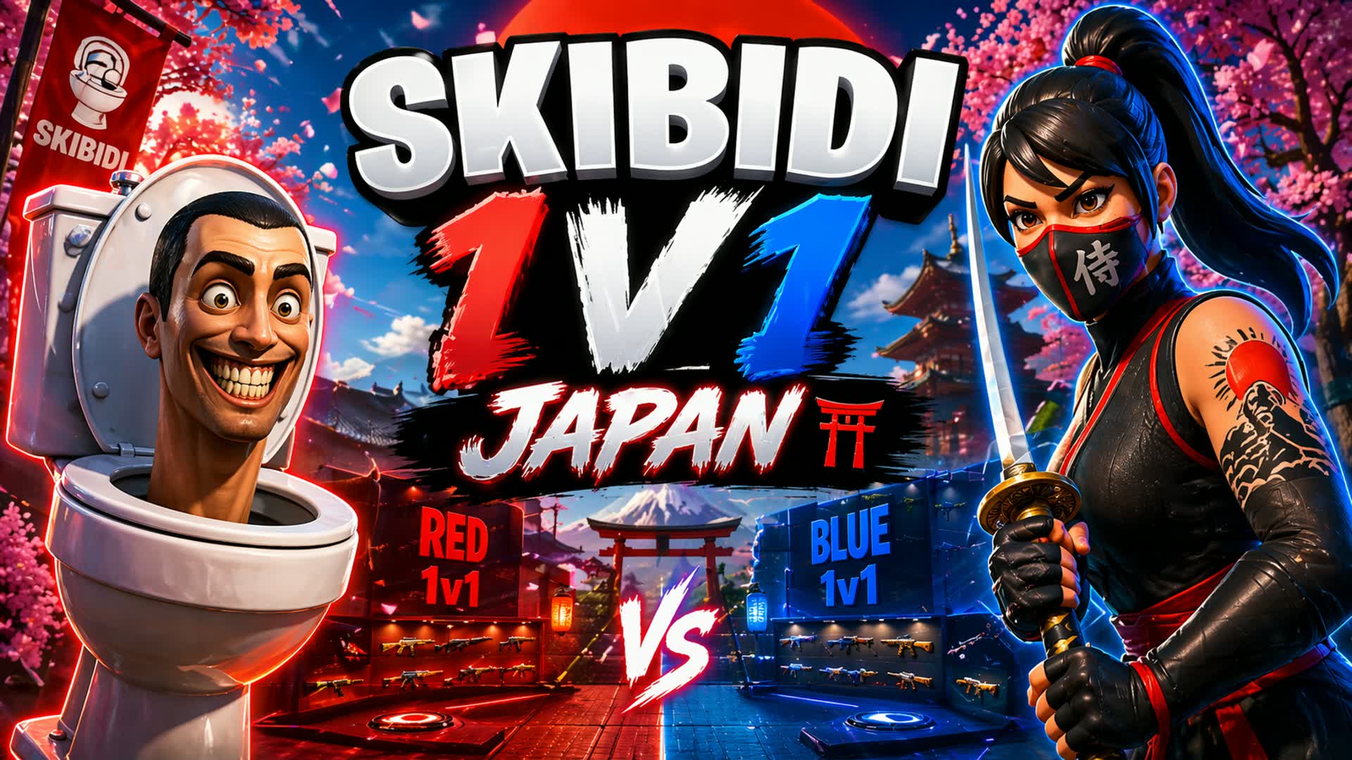 Skibidi Japan 1v1