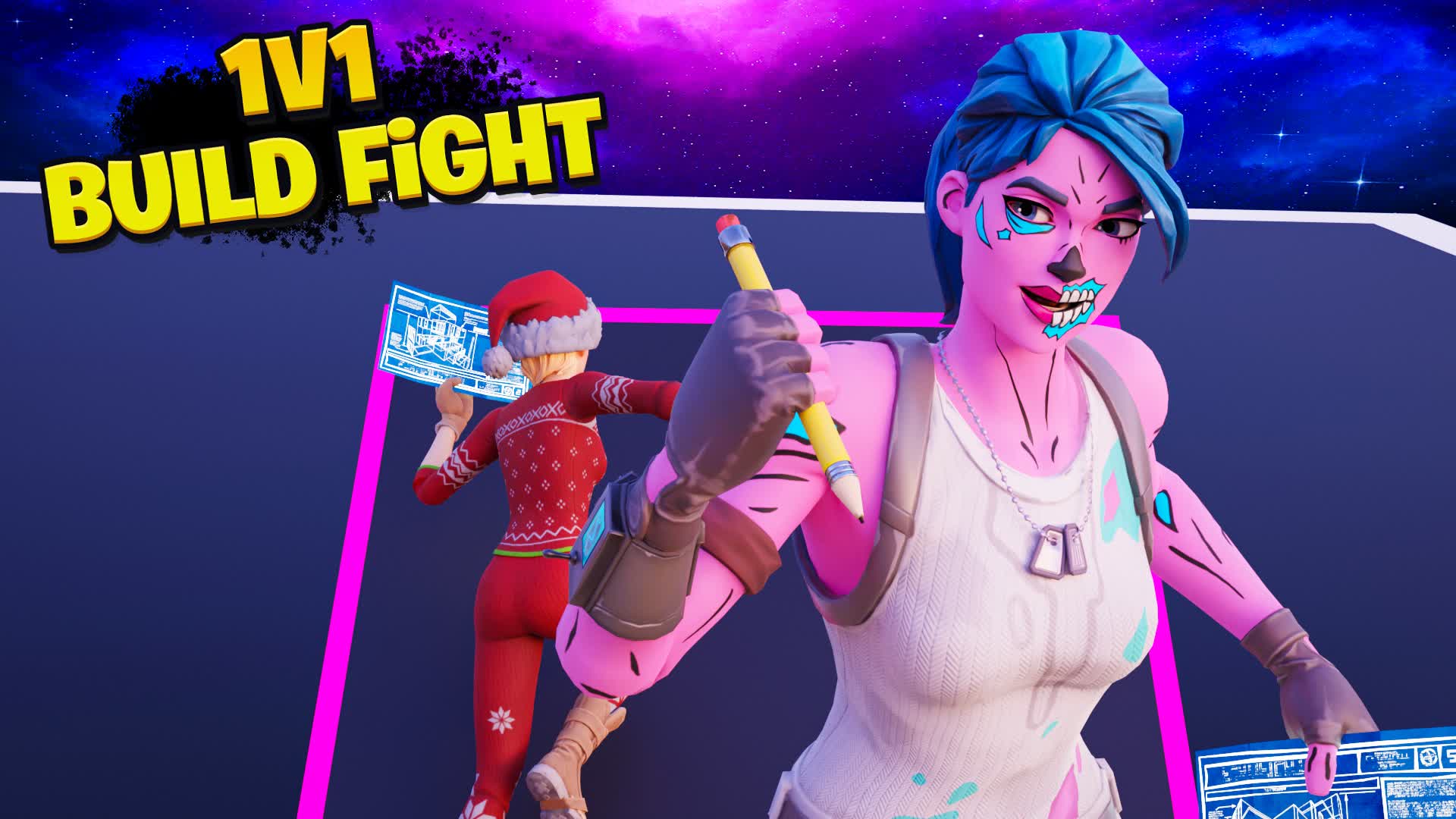 ESP BUILD FIGHT عاركني بالبناء