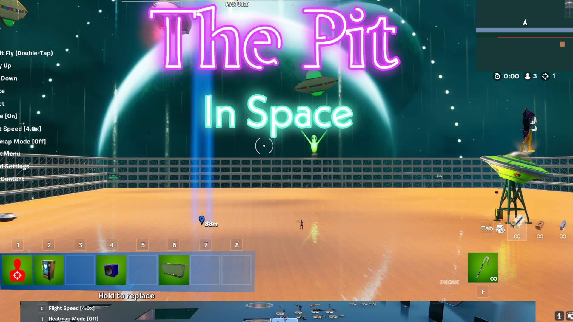 The Pit in Space👽 885025242275 by over_1 Fortnite Creative Map Code Fortnite.GG