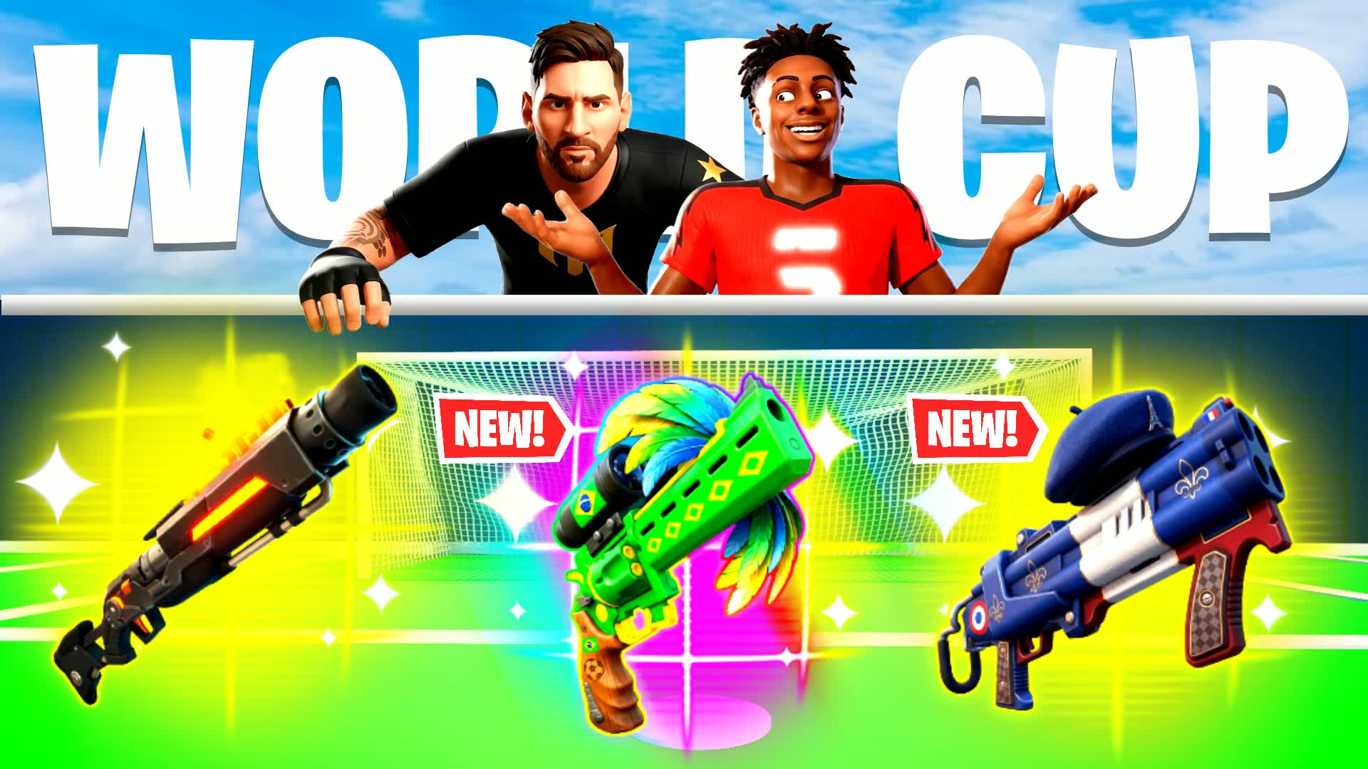 1v1 WITH ANY GUN ⚡ WORLD CUP ⚽⚡
