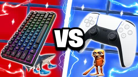 KEYBOARD VS CONTROLER RED VS BLUE 🔴🔵