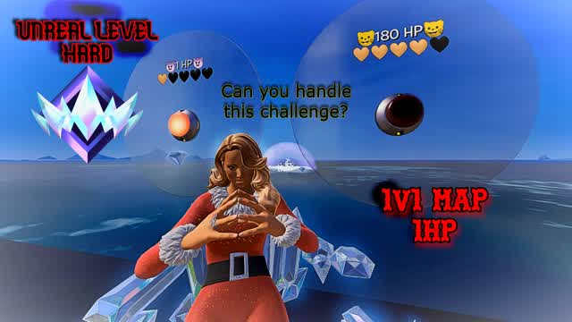 Capture 1 – 🎯1HP 1v1 (UNREAL LEVEL HARD)🎯