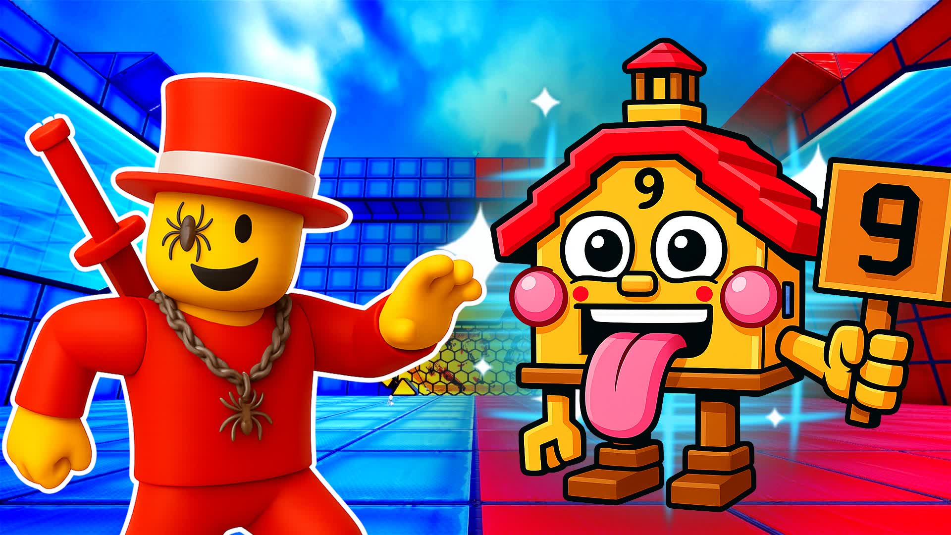 RED VS BLUE 🔴🔵 SUPER RED