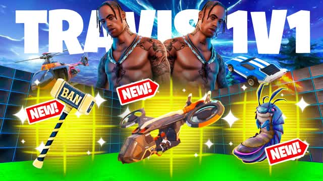 TRAVIS 1V1 FFA - ALL GUNS & RIDES