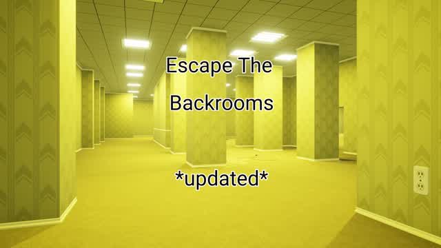 escape the backrooms *updated*