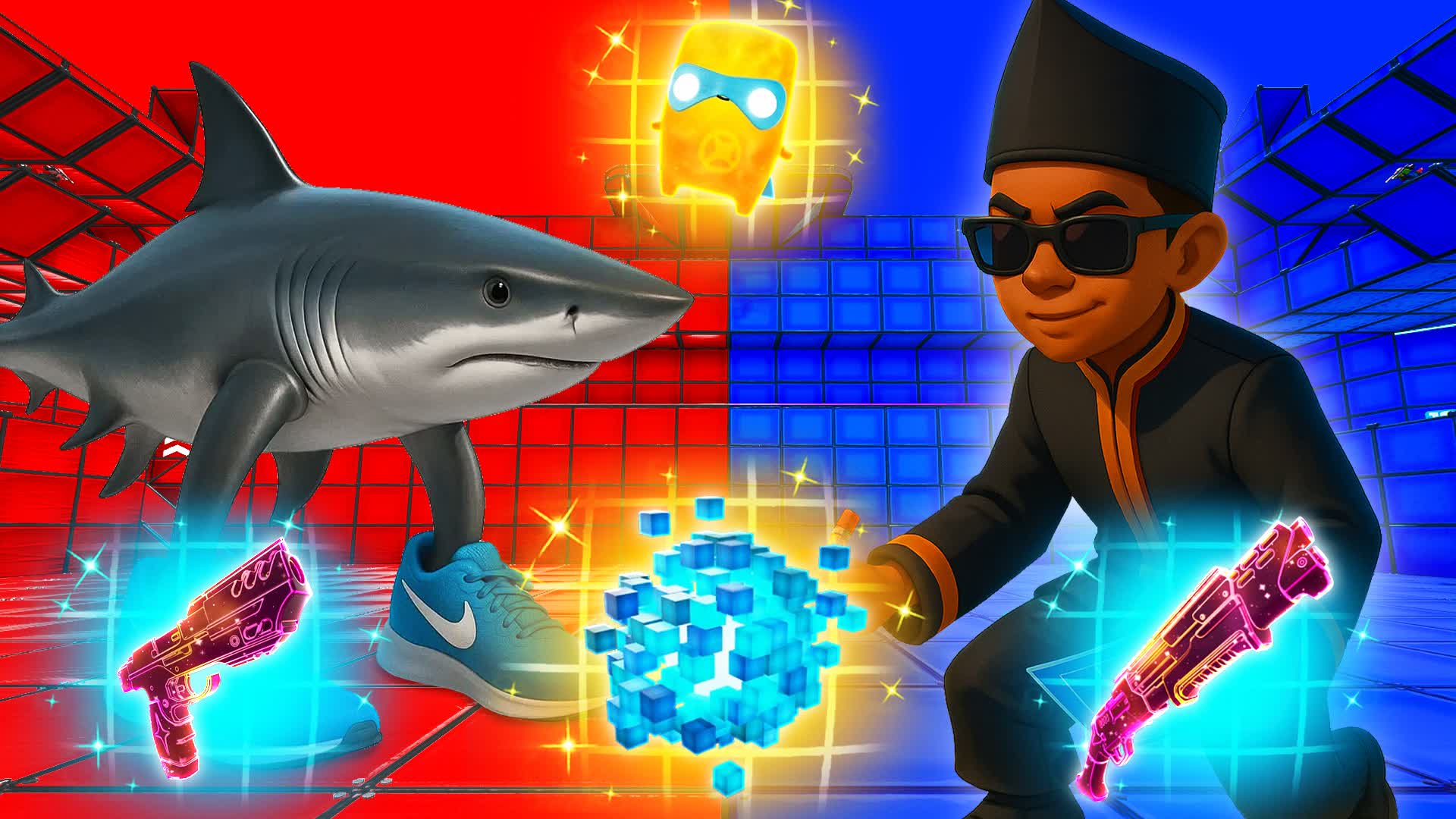 BOATKID AURA FARMING RED VS BLUE 🔴🔵