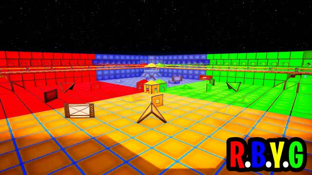 Red vs Bleu vs Yellow vs Green
