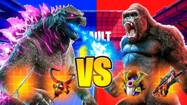 GODZILLA VS KING KONG🔴🔵