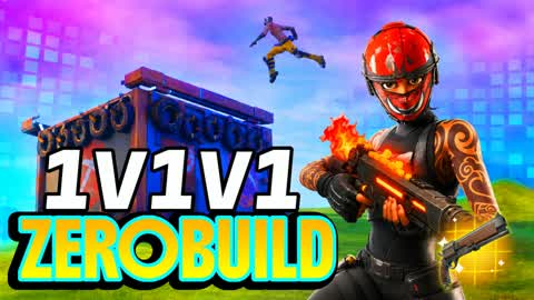 RAPID 1v1v1 Zero Build 💪 Zero Build 1v1