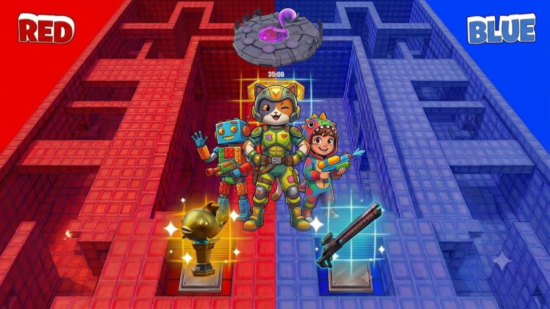 NEW FUNNY RED VS BLUE