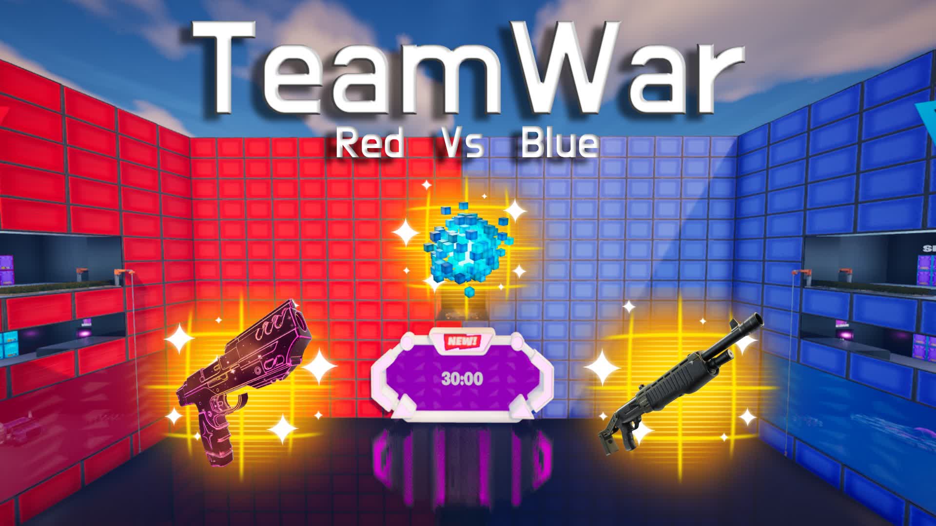 TeamWar 🔴Red vs Blue🔵