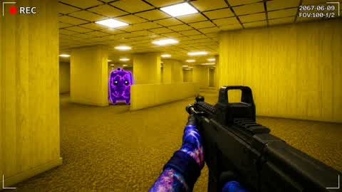 Amazing Backrooms Gun Game