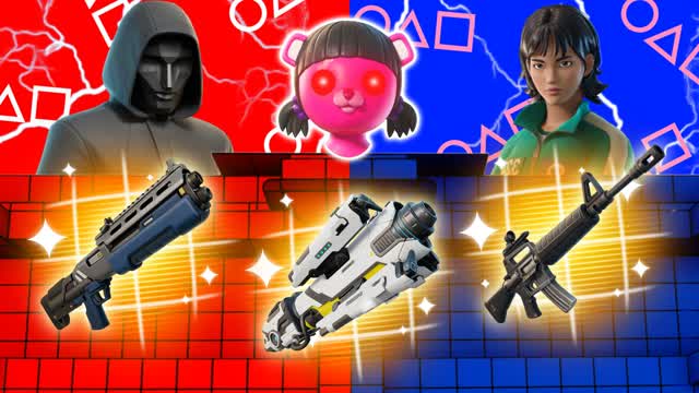 SQUID GAME RED VS BLUE 🔴🔵