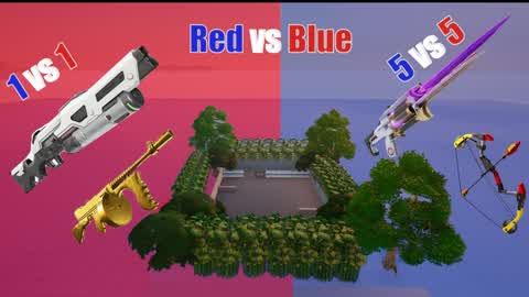 Red vs Blue 1vs1,5vs5