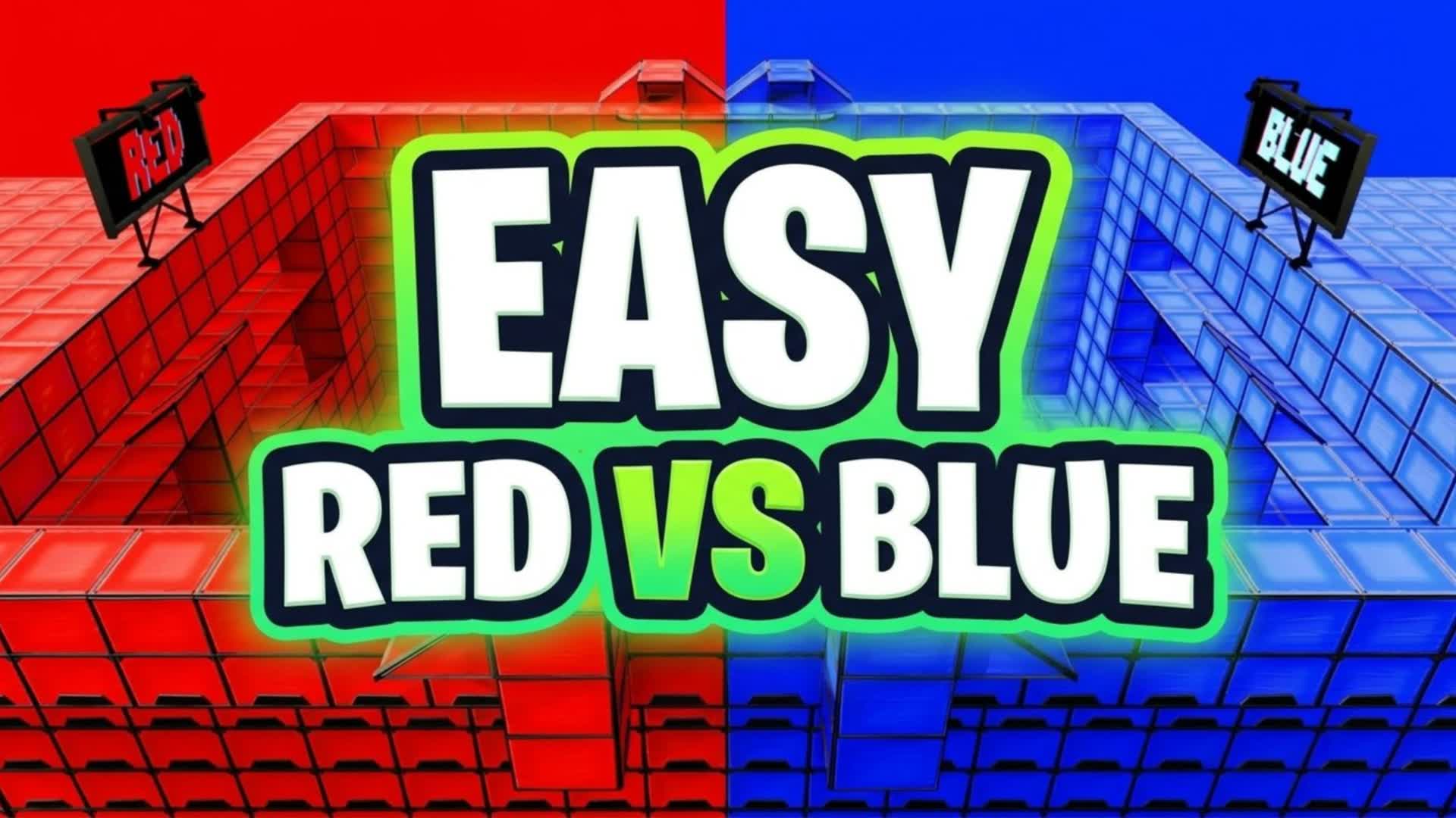 EASY RED VS BLUE 🔴🔵