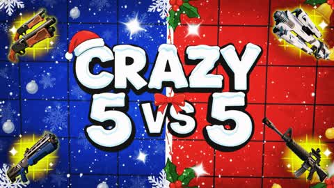 CRAZY  🔴RED VS BLUE 🔵5 VS 5