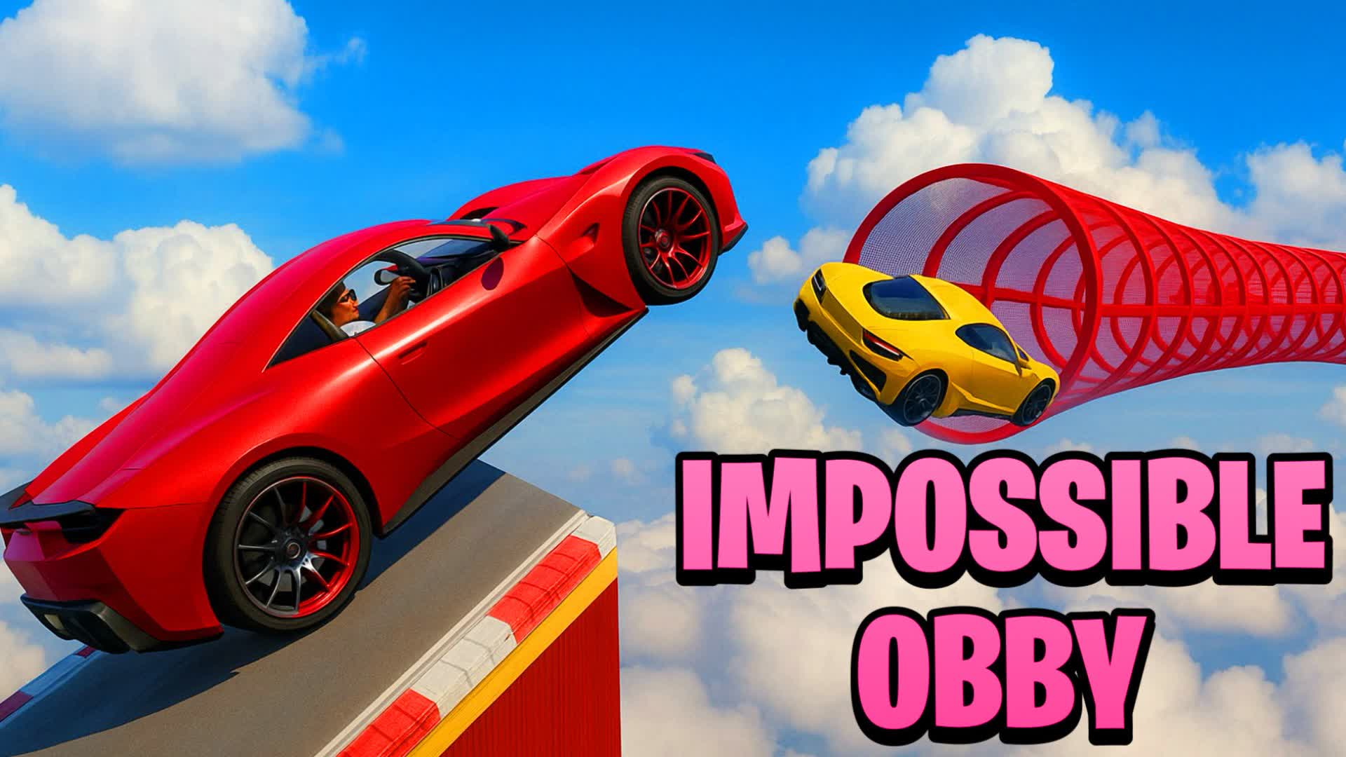 😭Impossible Obby Car Parkour 😭
