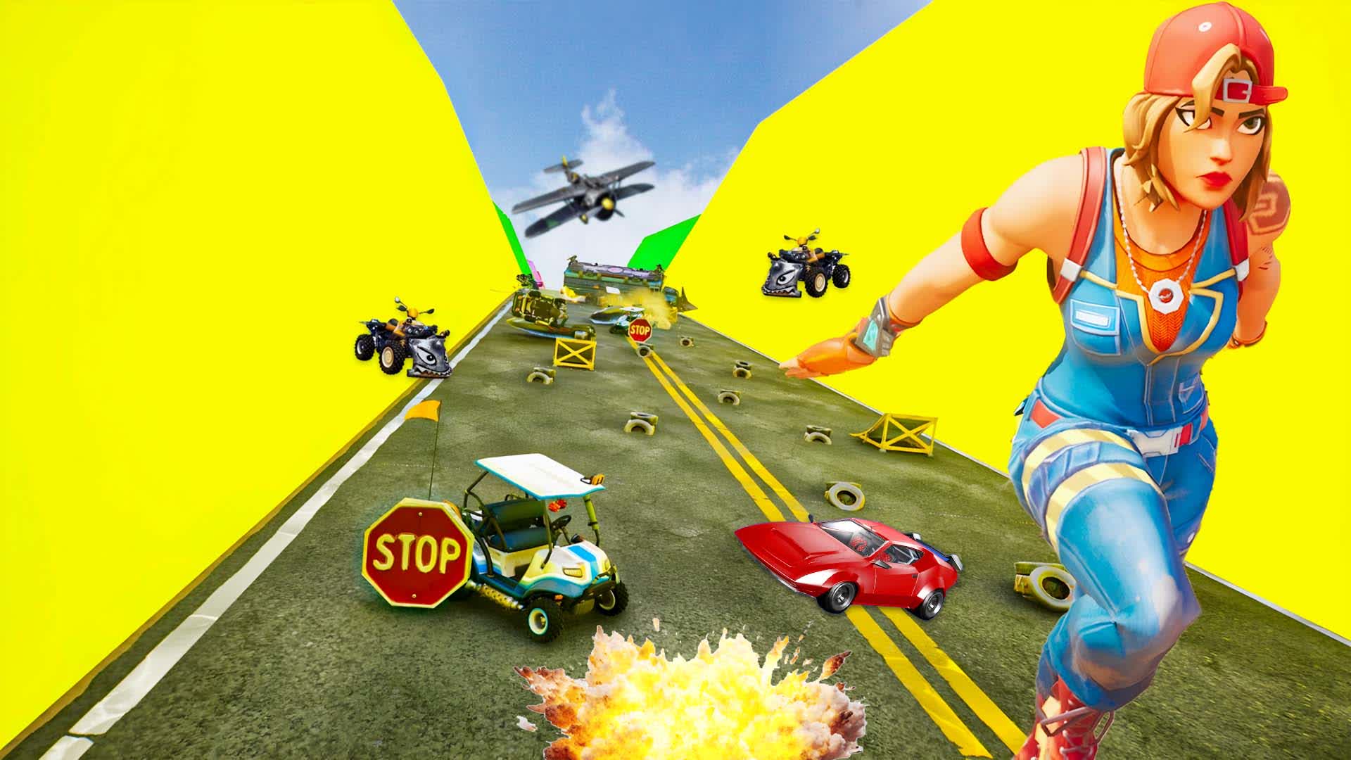 CAN YOU SURVIVE THE RAMP? 🚘 9914-8878-2581 by slumberstudios - Fortnite ...