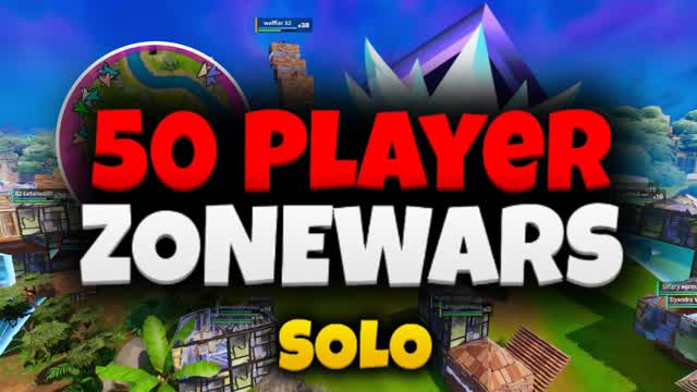 50 PLAYER ZONEWARS 👑 (SOLO)