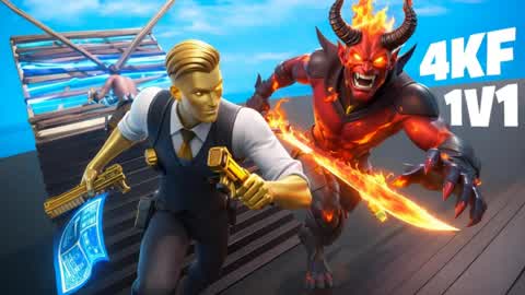 جزيرة صارعني بالبناء4kf Fight Island 1v1