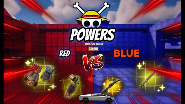 MEGA POWERS RED VS BLUE HERO 🔴🔵