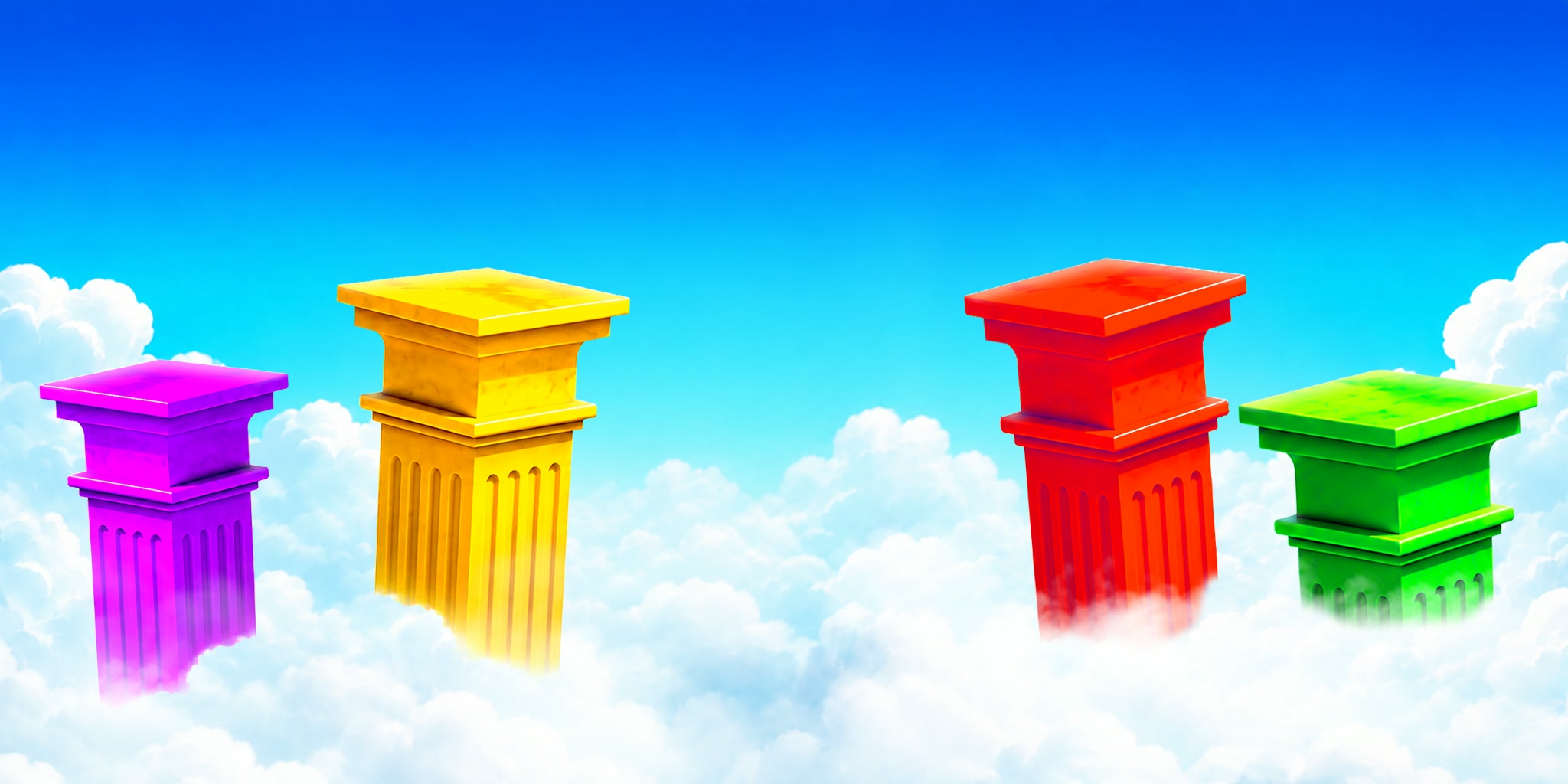 PILLARS SQUAD — Fortnite Creative Insel