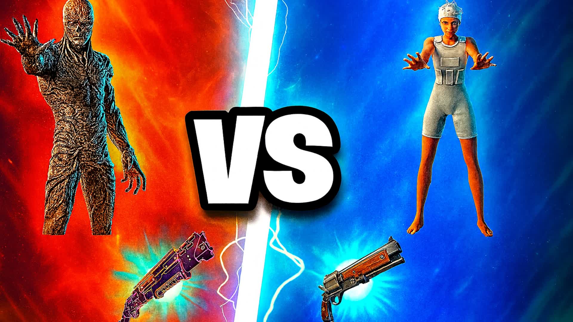 SUPER STRANGER THINGS RED VS BLUE🔴🔵