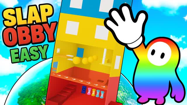🖐️EASY SLAP TOWER【OBBY PARKOUR】