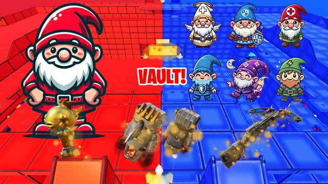 CRAZY GNOME RED VS BLUE 🔴🔵