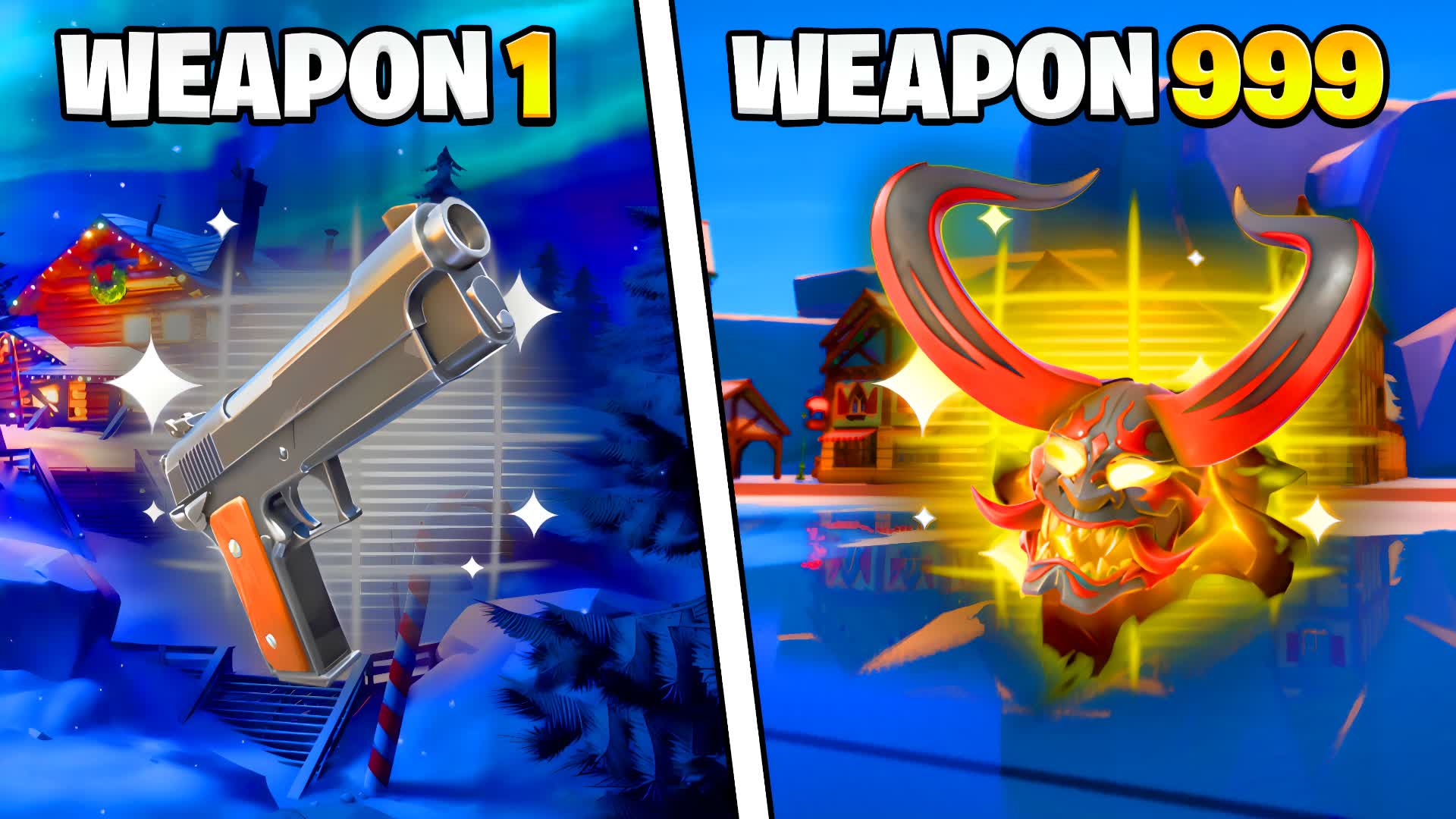 ❄️FIRST PERSON GUN GAME🎄ONE SHOT🔫