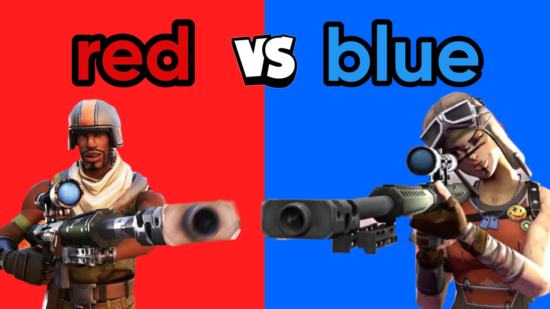 スーパーレッド VS ブルー 1対1 🔴 🔵