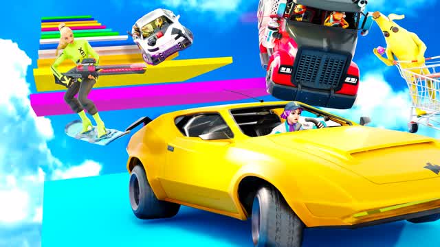 Capture 1 â đïžMEGA RAMPđRAINBOW RACE! đ