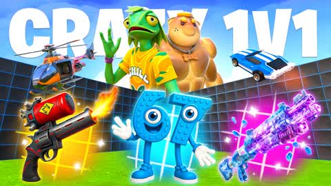 CRAZY 1V1 FFA - ALL GUNS & RIDES