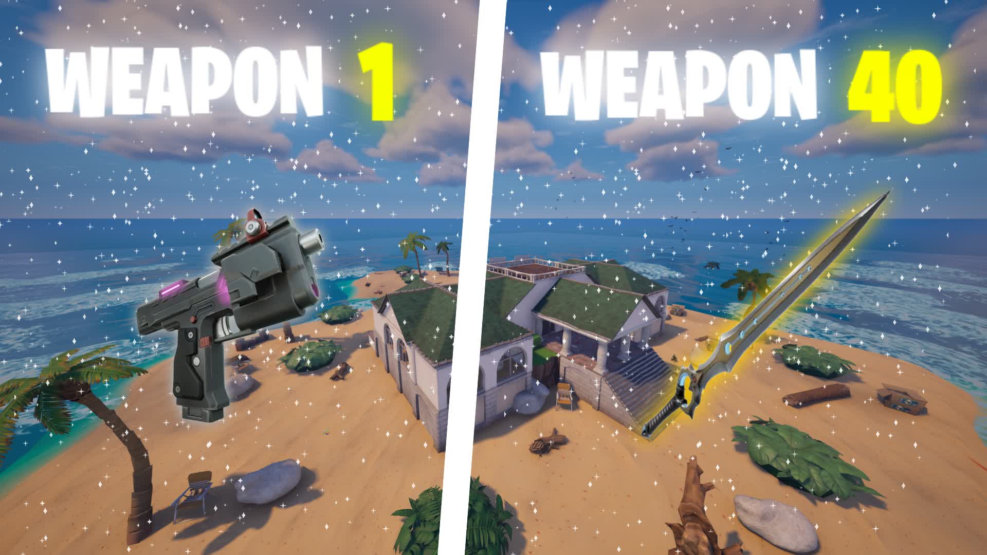 ⛱️ BEACH GUN GAME ONE SHOT 5087-9710-5323 by drive-cars - Fortnite ...