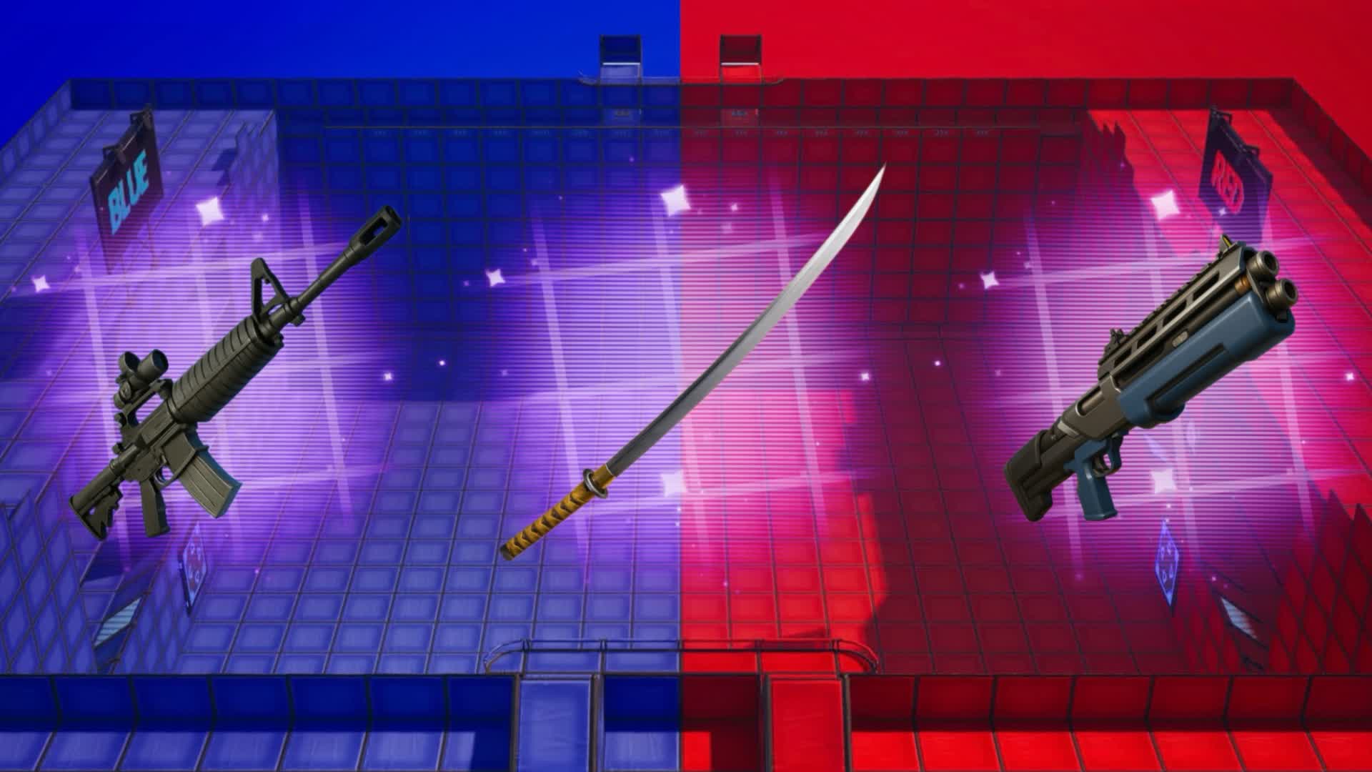 Funny red vs blue battle