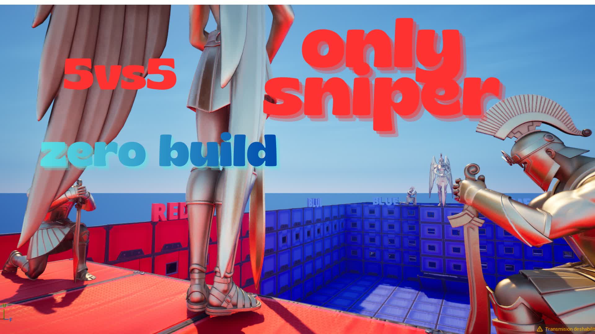 青と赤の限定スナイパー 5vs5