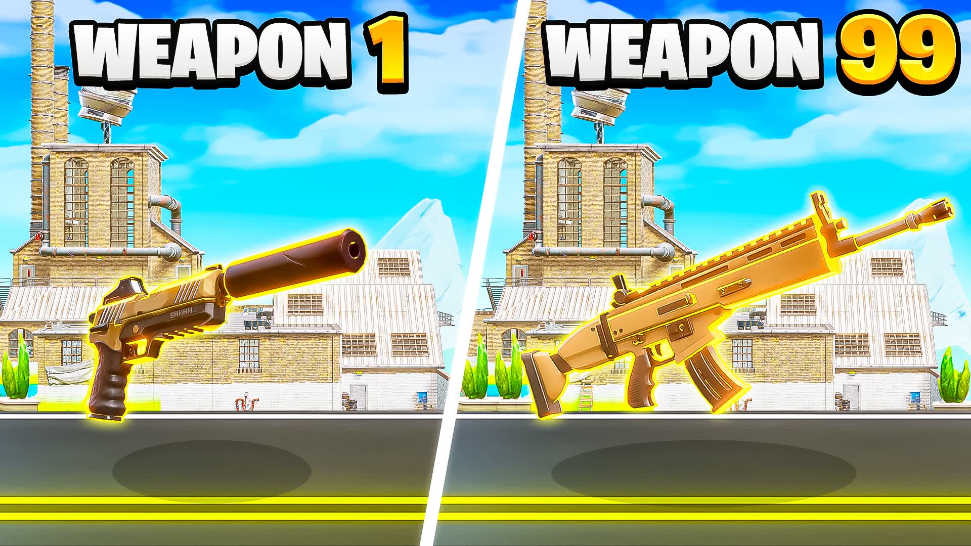 FACTORY DARK GOLD INFINITE GUN GAME 👻