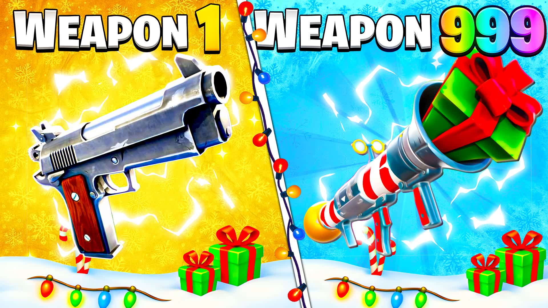 ❄️WINTER CHAOS🔫GUN GAME🎯ONE SHOT