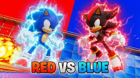 RED VS BLUE SHADOW VS SONICđ´đľ