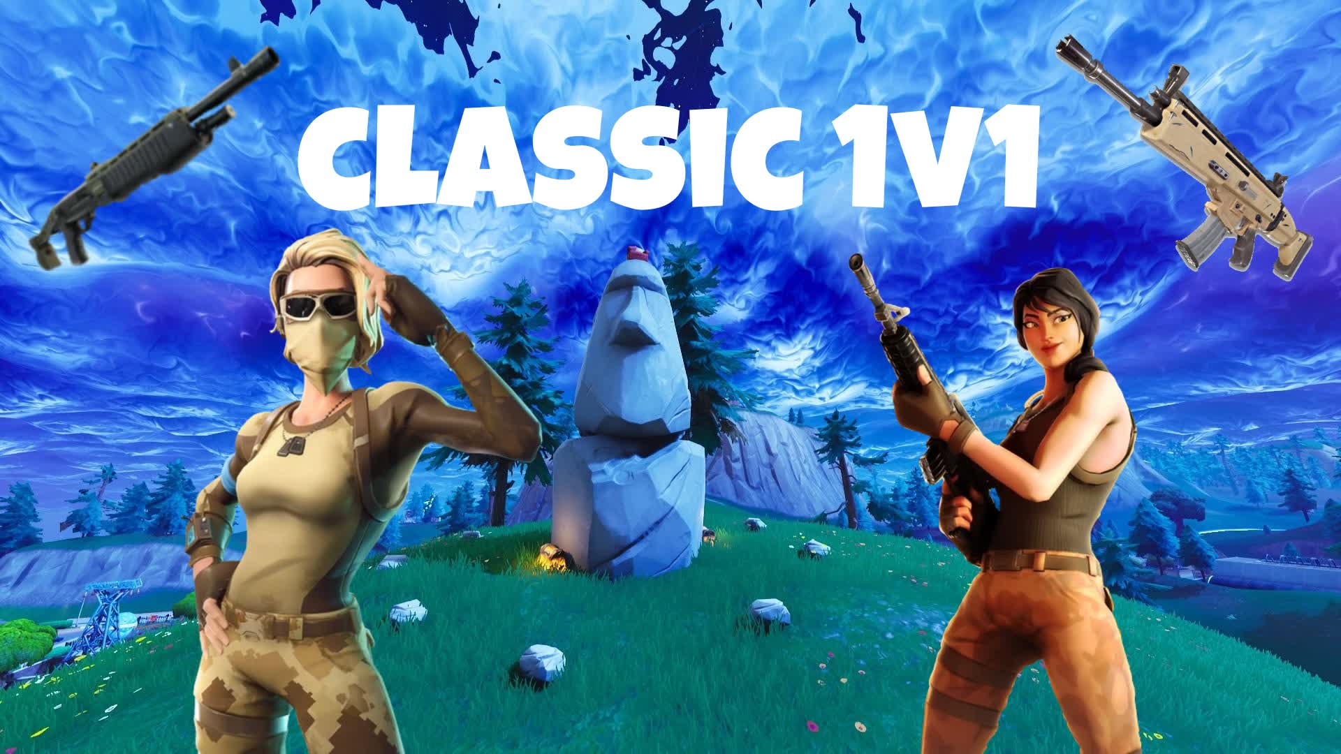 Classic 1v1 the og weapons to 1v1 with