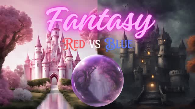 Fantasy Red vs Blue