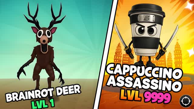 BRAINROT DEER VS CAPPUCCINO ASSASSINO
