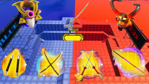 TMNT AND CRAZY RED VS BLUE 🔴🔵