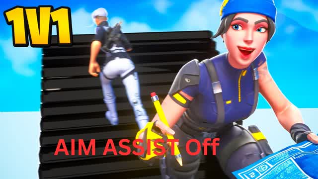 1v1 Build Fight AIM ASSIST off