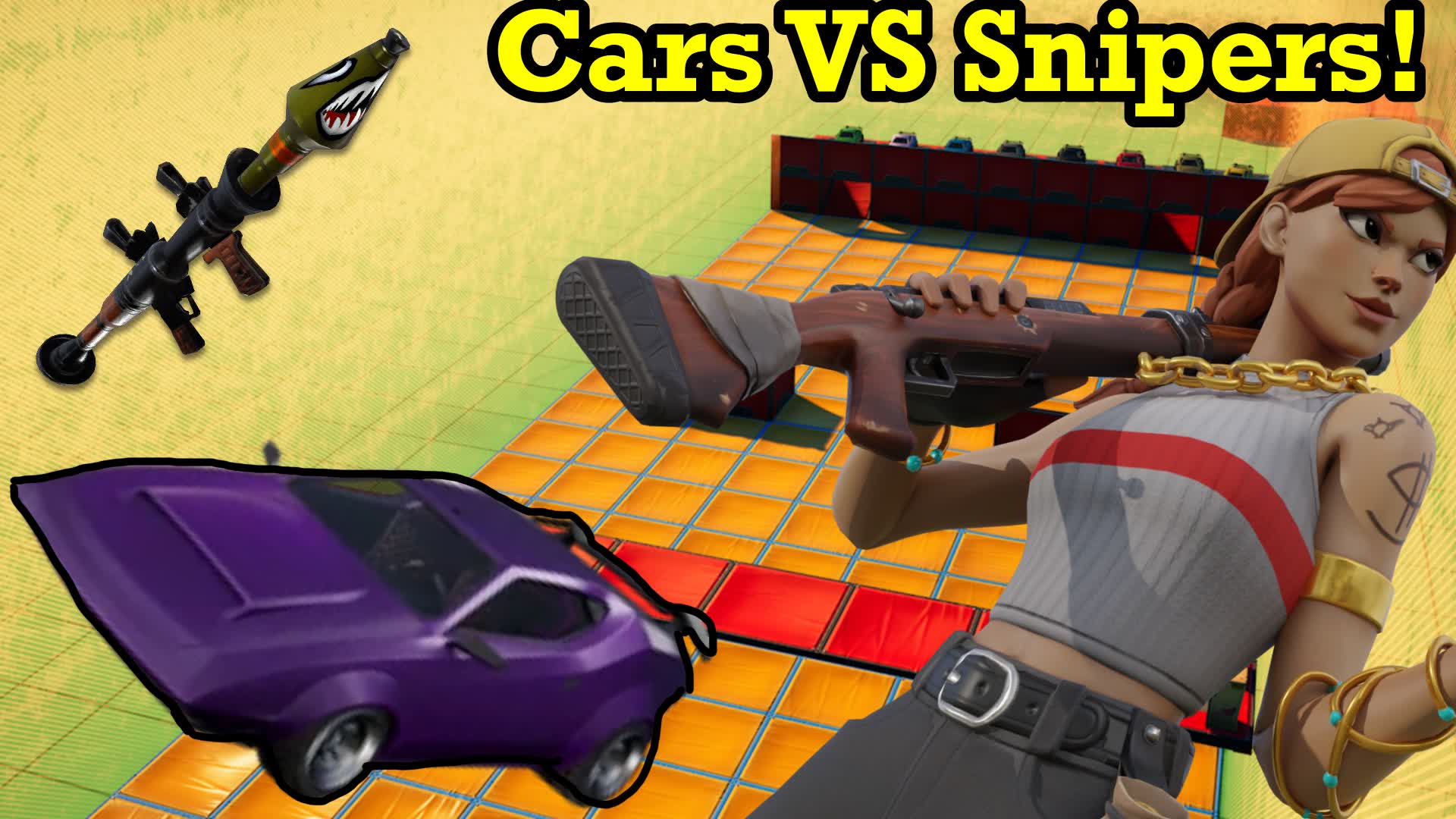 What Is The Code For Snipers Vs Cars Cars VS Snipers 9003-6989-0083 by teampuxty - Fortnite Creative Map