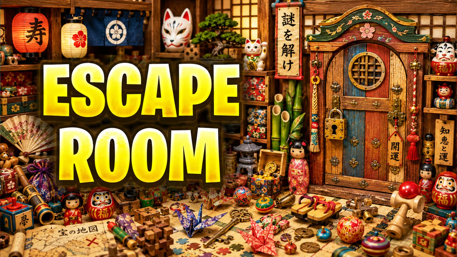 NINJA ESCAPE ROOM FIND TREASURES